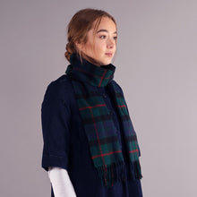 Load image into Gallery viewer, Gunn Modern Tartan Brushed Lambswool Scarf
