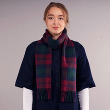 Load image into Gallery viewer, Lindsay Modern Tartan Brushed Lambswool Scarf