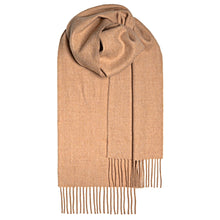 Load image into Gallery viewer, Malt Plain Coloured Brushed Lambswool Scarf
