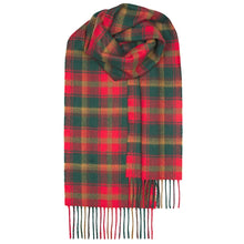 Load image into Gallery viewer, Maple Leaf Tartan Brushed Lambswool Scarf