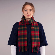 Load image into Gallery viewer, Maple Leaf Tartan Brushed Lambswool Scarf