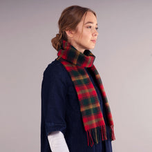 Load image into Gallery viewer, Maple Leaf Tartan Brushed Lambswool Scarf