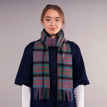 Load image into Gallery viewer, MacDonald Clan Ancient Tartan Brushed Lambswool Scarf