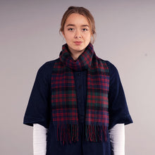 Load image into Gallery viewer, MacDonald Clan Modern Tartan Brushed Lambswool Scarf
