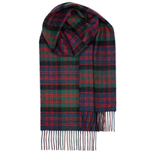 Load image into Gallery viewer, MacDonald Clan Modern Tartan Brushed Lambswool Scarf