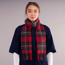Load image into Gallery viewer, MacGregor Modern Tartan Brushed Lambswool Scarf