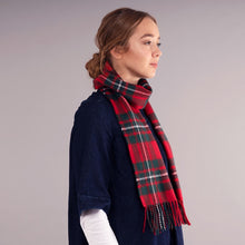 Load image into Gallery viewer, MacGregor Modern Tartan Brushed Lambswool Scarf