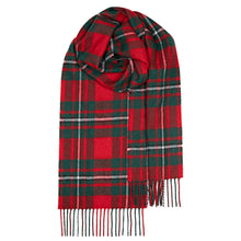 Load image into Gallery viewer, MacGregor Modern Tartan Brushed Lambswool Scarf