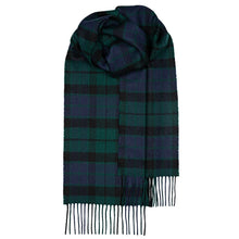 Load image into Gallery viewer, MacKay Modern Tartan Brushed Lambswool Scarf