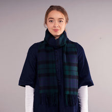 Load image into Gallery viewer, MacKay Modern Tartan Brushed Lambswool Scarf