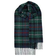 Load image into Gallery viewer, MacKenzie Modern Tartan Brushed Lambswool Scarf