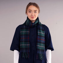Load image into Gallery viewer, MacKenzie Modern Tartan Brushed Lambswool Scarf