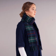 Load image into Gallery viewer, MacKenzie Modern Tartan Brushed Lambswool Scarf
