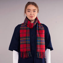 Load image into Gallery viewer, MacLean of Duart Modern Tartan Brushed Lambswool Scarf