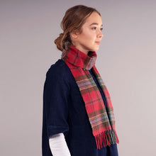Load image into Gallery viewer, MacLean of Duart Weathered Tartan Brushed Lambswool Scarf