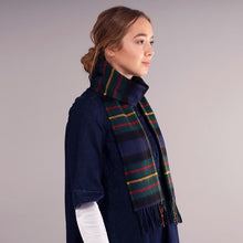Load image into Gallery viewer, MacLaren Modern Tartan Brushed Lambswool Scarf