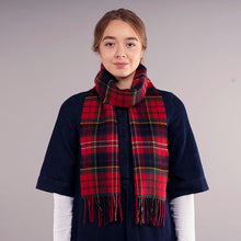 Load image into Gallery viewer, MacPherson Clan Modern Tartan Brushed Lambswool Scarf