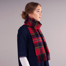 Load image into Gallery viewer, MacPherson Clan Modern Tartan Brushed Lambswool Scarf
