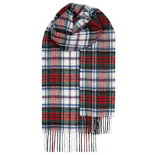 Load image into Gallery viewer, MacDuff Dress Modern Tartan Brushed Lambswool Scarf