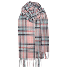 Load image into Gallery viewer, Diana, Princess of Wales Memorial Rose Tartan Brushed Lambswool Scarf