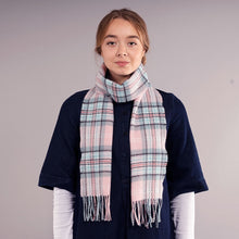 Load image into Gallery viewer, Diana, Princess of Wales Memorial Rose Tartan Brushed Lambswool Scarf