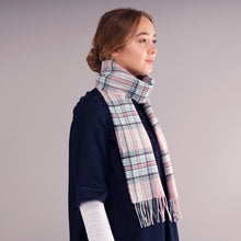 Load image into Gallery viewer, Diana, Princess of Wales Memorial Rose Tartan Brushed Lambswool Scarf