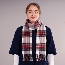 Load image into Gallery viewer, Stewart Dress Modern Tartan Brushed Lambswool Scarf