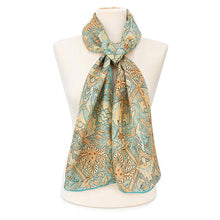 Load image into Gallery viewer, William Morris Windrush Habotai Silk Scarf
