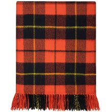 Load image into Gallery viewer, Wallace Red Ancient Lambswool Blanket
