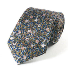 Load image into Gallery viewer, William Morris Pomegranate Silk Tie
