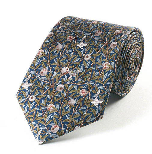 William Morris Pomegranate Silk Tie