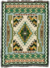 Load image into Gallery viewer, Painted Hills Sage Throw Blanket
