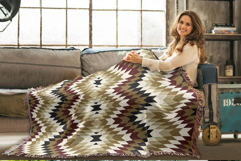 Torched Earth Throw Blanket