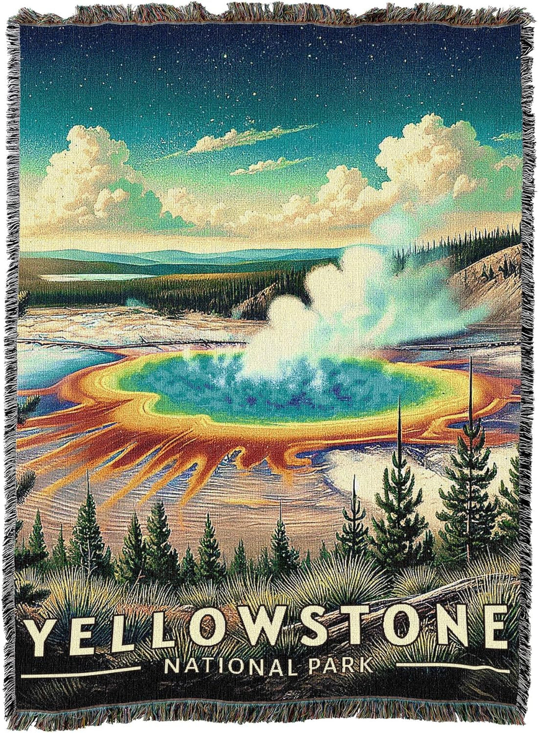 Yellowstone Poster Blanket