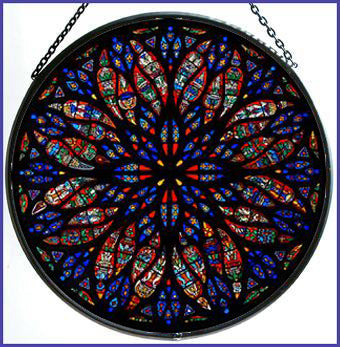 Amiens Cathedral West Rose Window Roundel