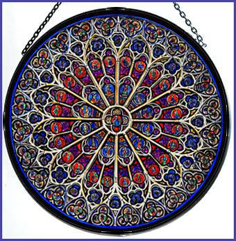 Notre Dame South Rose Window Roundel