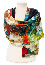 Load image into Gallery viewer, Van Os Fruits &amp; Flowers Poshmina Silk Stole
