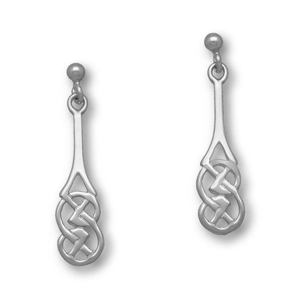 Celtic Silver Earrings E321