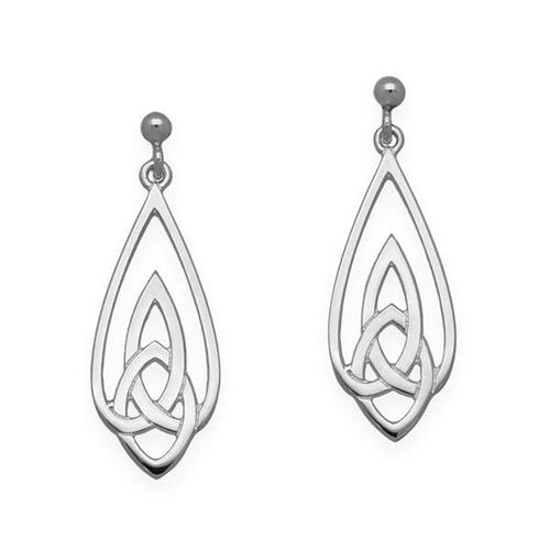Celtic Silver Earrings E1636