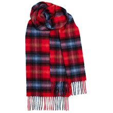 Load image into Gallery viewer, Lochcarron Ruby Tartan Luxury Cashmere Scarf
