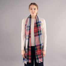 Load image into Gallery viewer, Stewart Dress Grey Alba Extra Fine Merino Wool Stole
