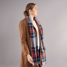 Load image into Gallery viewer, Stewart Dress Grey Alba Extra Fine Merino Wool Stole
