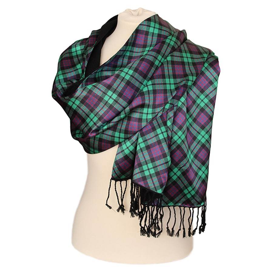 Tartan Poshmina Stole