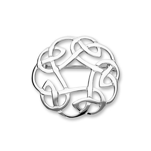 Celtic Silver Brooch B268