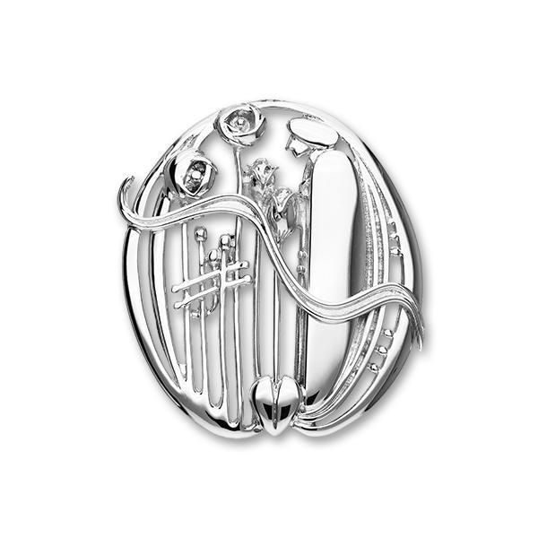 Charles Rennie Mackintosh Silver Brooch B348