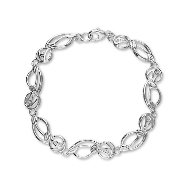Charles Rennie Mackintosh Silver Bracelet BL251