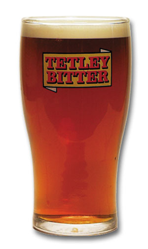 Tetley Bitter Pub Glasses, Set Of Two