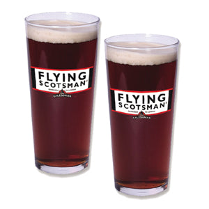 Flying Scotsman Pub Pints, Set Of Two