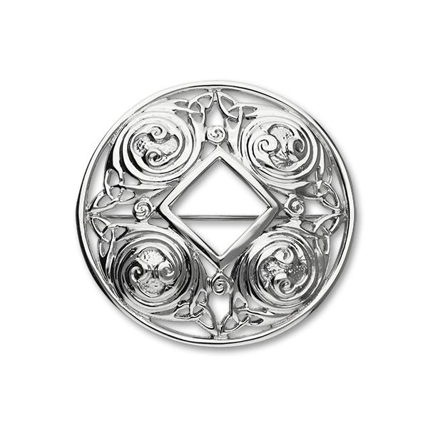 Celtic Silver Brooch B310