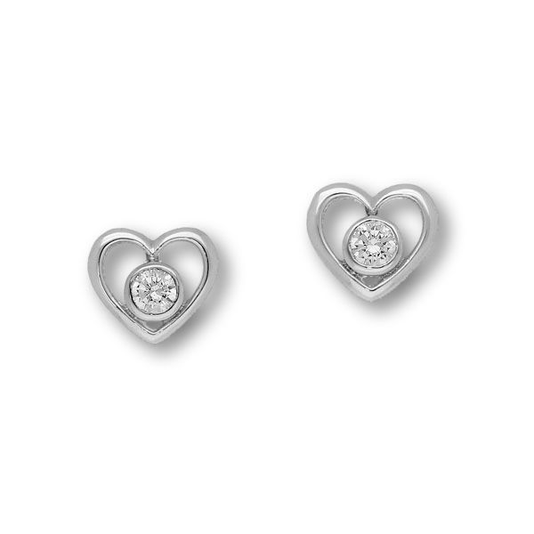 Harlequin Silver Earrings CE431 Cubic Zirconia